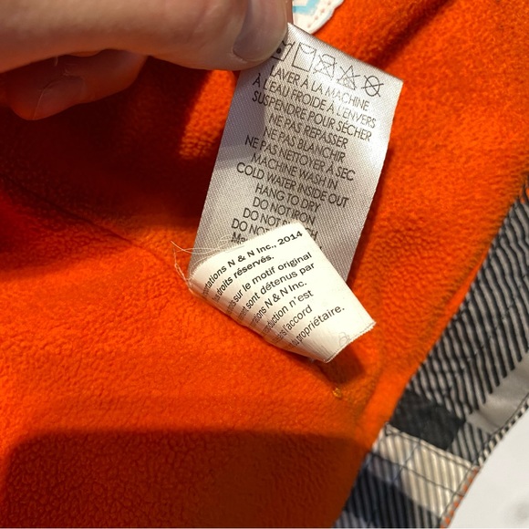 Nanö Hooded Polar Fleece Lined Kids Jacket / 6X - Picture 15 of 16